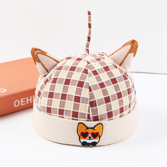 Topi Anak Bayi Laki Laki Perempuan Motif Kuping Anjing Lucu Aksesoris fashion pakaian anak HTX