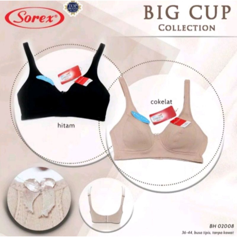 1 PCS BH MERK SOREX 02008 - TANPA KAWAT DAN TANPA BUSA NYAMAN DIPAKAI