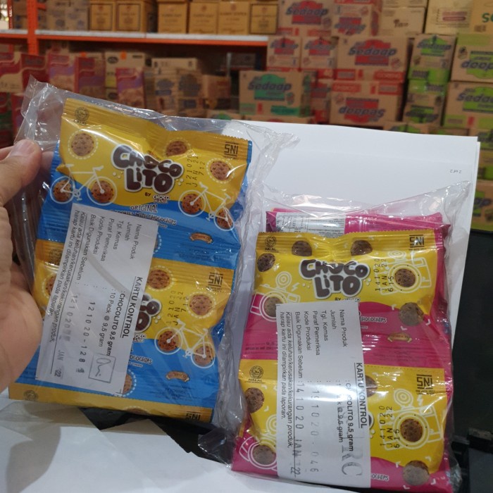 

PACK 10s - MINI COOKIES CHOCOLITO ORI / STR // RENTENG atayatoko