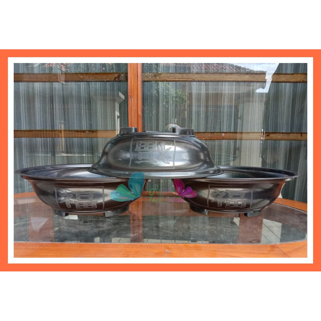 Only Gosend Pot Bonsai Gbl 40 / Pb 40 Hitam - Pot Tanaman Plastik Bonsai 40 Cm - Pot Adenium Sikas