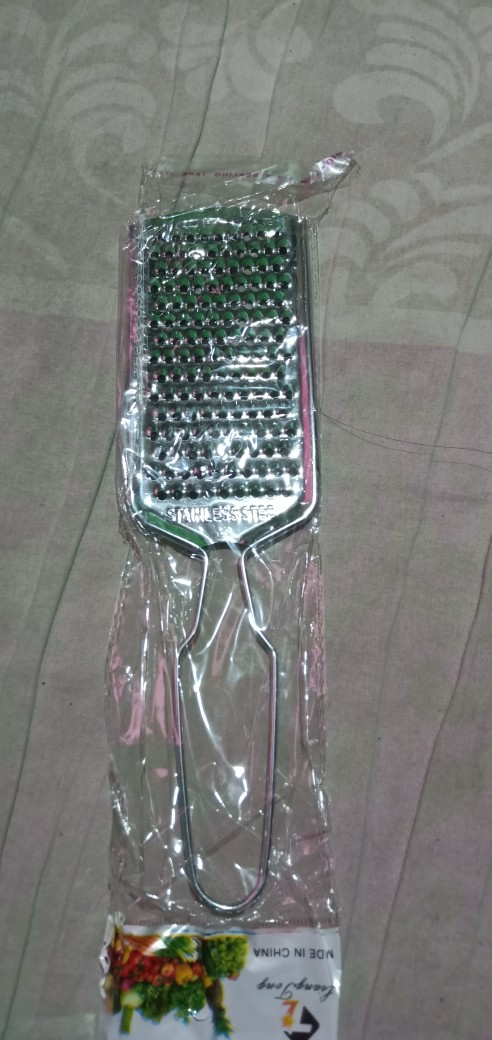 Am654 Parutan Keju Kentang Coklat Grater Cheese Alat Dapur Parut Stainless