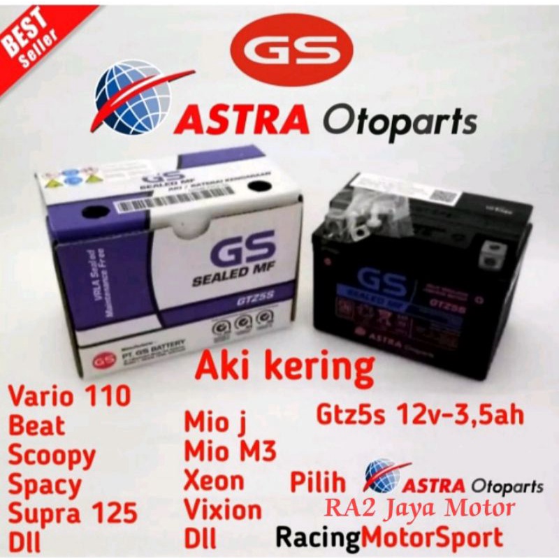 aki GS Astra 100% asli