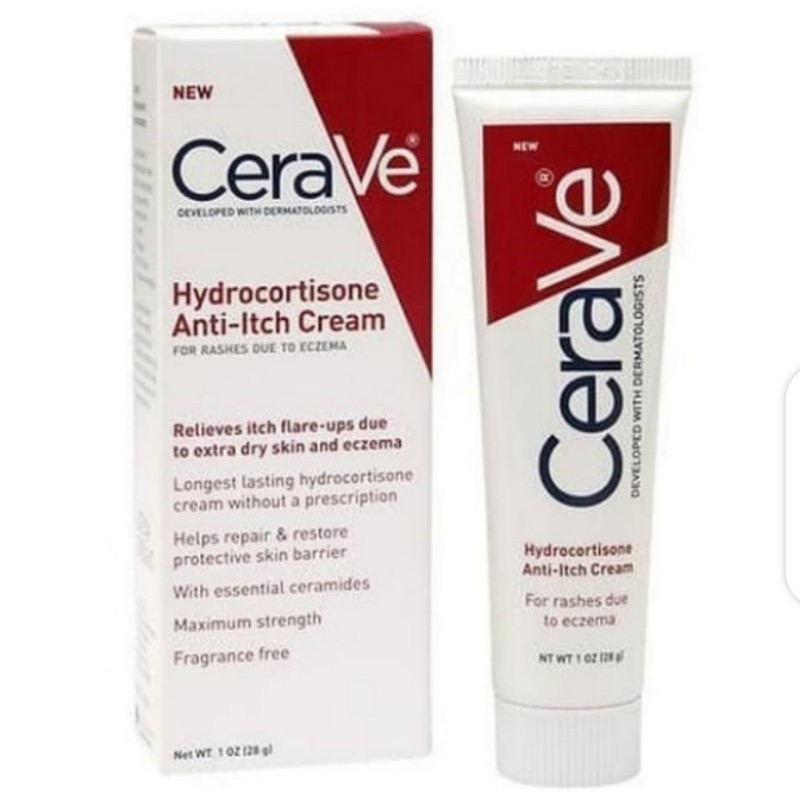 CeraVe Hydrocortisone Anti-Itch Cream 28gr
