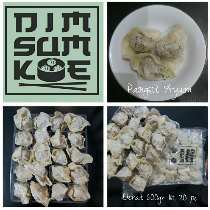 

Pangsit Ayam Frozen Pack 600gr Isi 20 pcs
