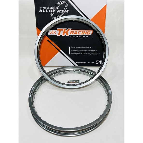 Velg Aloy TK kilat titanium 18 x 160 TK RACING BRIGHT