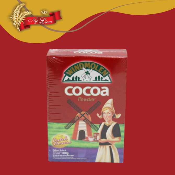 

WINDMOLEN Cocoa Powder / Cokelat Bubuk Dutch Process 180 gram