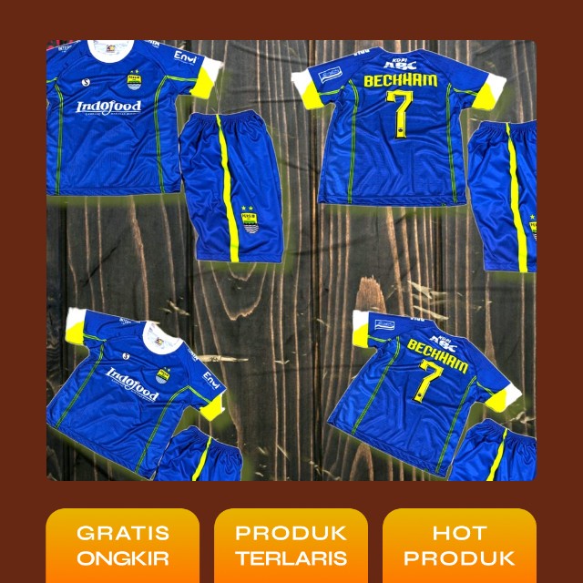 BEST SELLER baju bola anak ciro persib messi argentina beckham teja setelan printing 1-14th