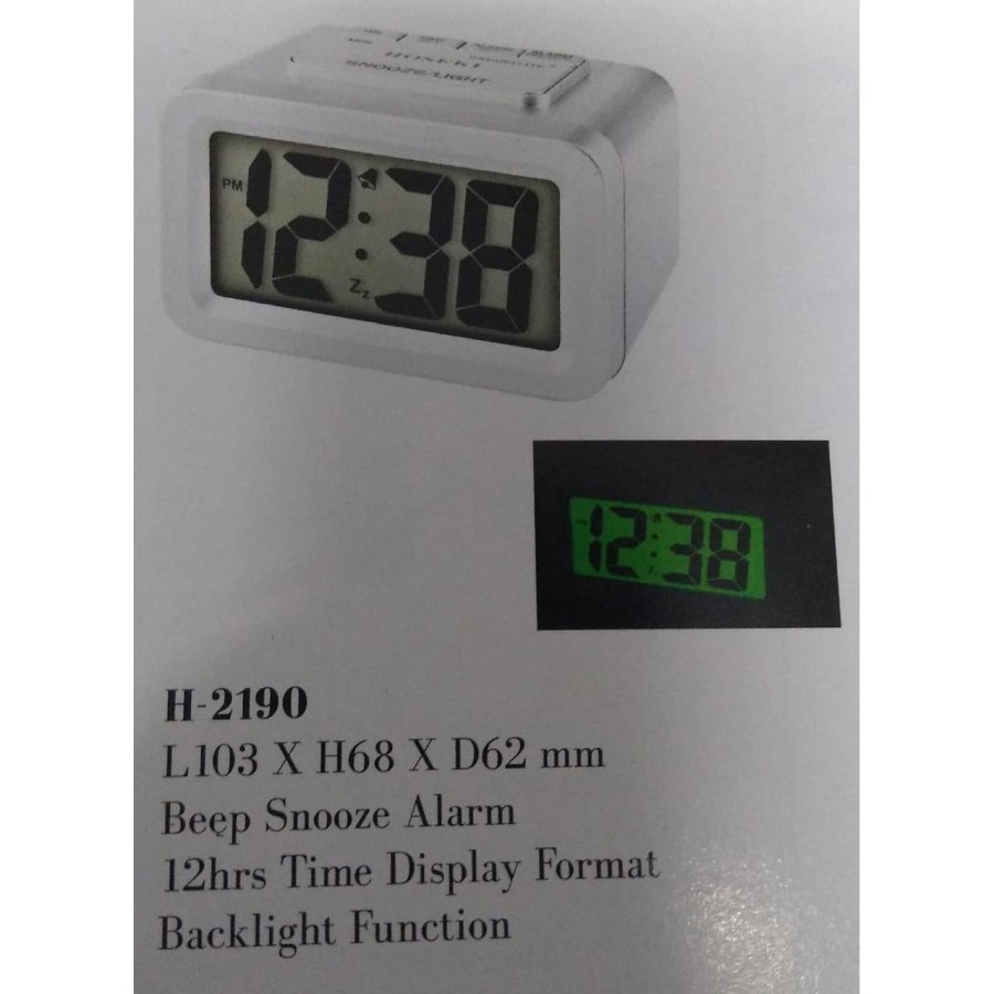 HOSEKI H-2190 Digital Alarm Clock