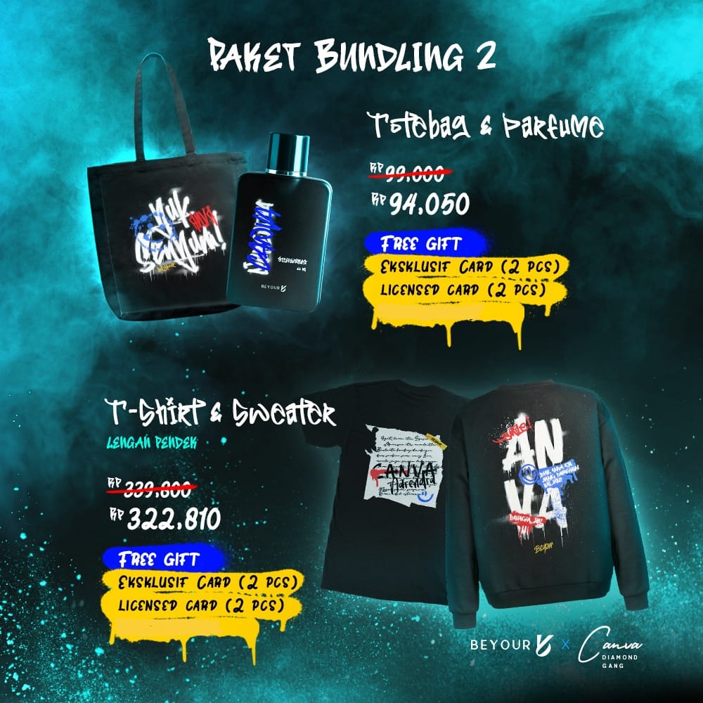 Pre Order Batch 2 Merchendise Bundling 2 Beyour x Canva By Akad