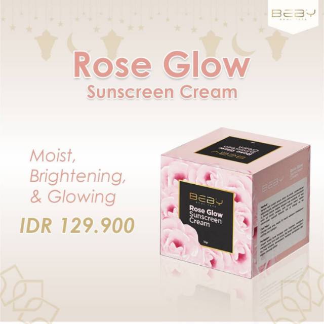Rose GLOW SUNSCREEN CREAM