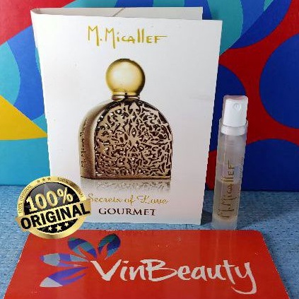 Vial Parfum OriginaL M.Micallef Secrets of Love Gourmet EDP 1 ml For Unisex Murah