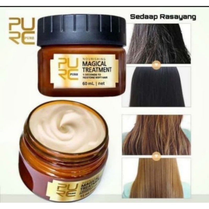 PURC Magical Treatment Mask Masker Keratin Rambut Rusak Jadi Lembut