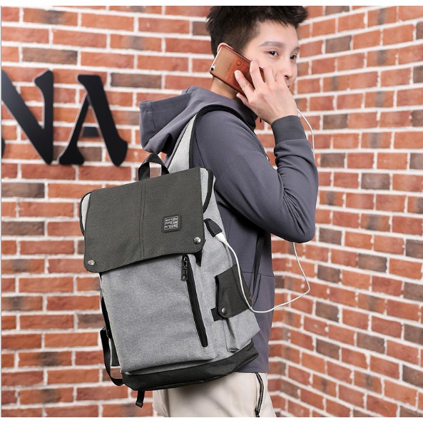 NEW Korean version Backpack Tas Ransel USB DXYIZU