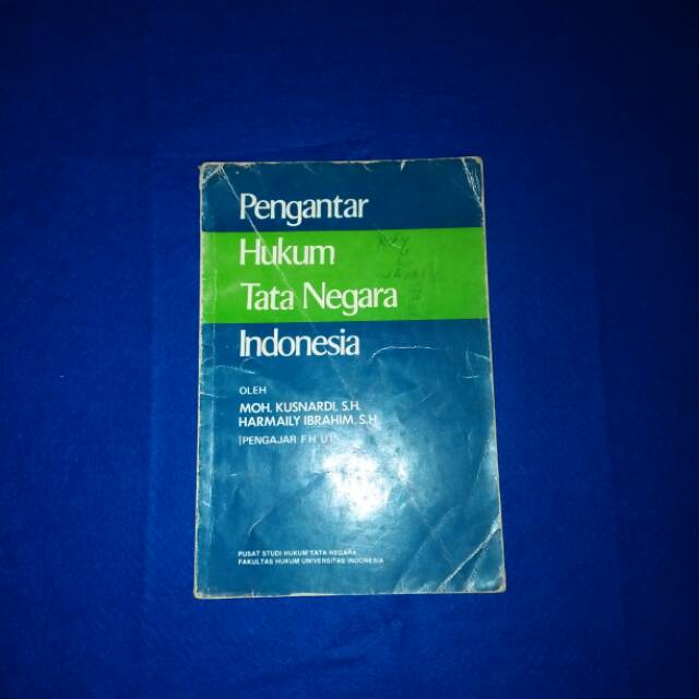 Buku Hukum Tata Negara Indonesia