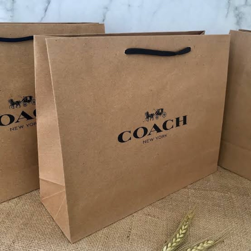 

KELENGKAPAN COACH DUSTBAG PAPERBAG PLASTIK CARECARD ORIGINAL STOCK