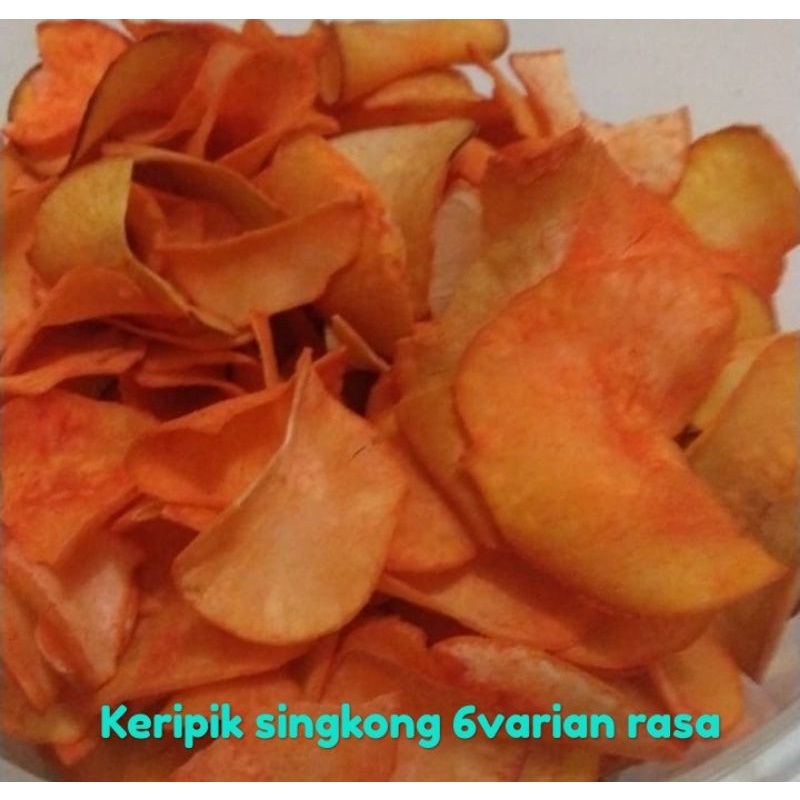 

Keripik singkong 6 varian rasa 500gr&250gr