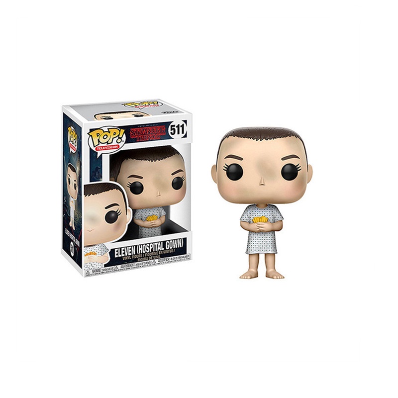 Funko POP Mainan Action Figure Model Anime Stranger Things Demogorgon Dustin Eleven Bahan PVC Untuk Hadiah