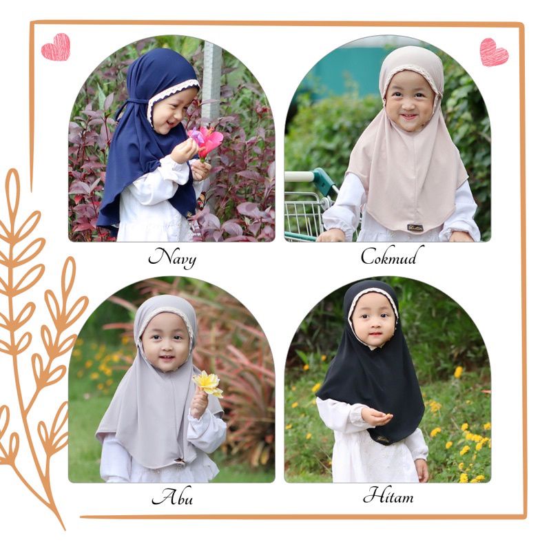 jilbab TALITA | jilbab anak perempuan 1 2 3 4 5 Th