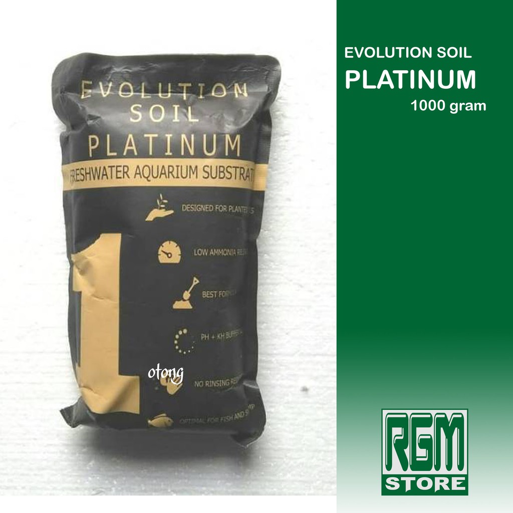 Evolution soil platinum 1 liter pasir media tanam aquarium aquascape