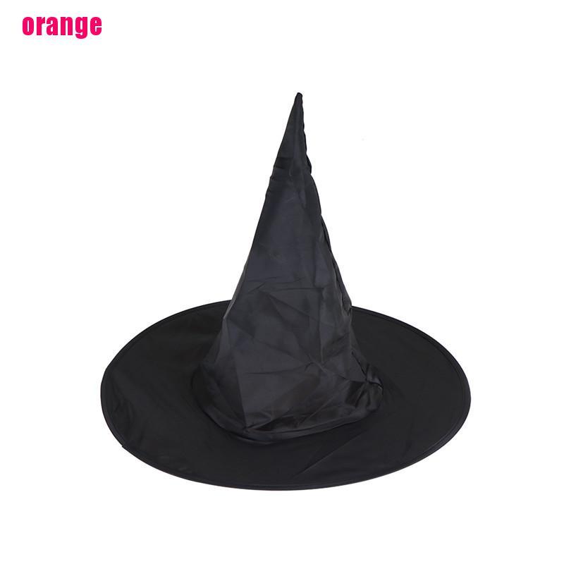 Topi Penyihir Wanita Warna Hitam Untuk Kostum Halloween