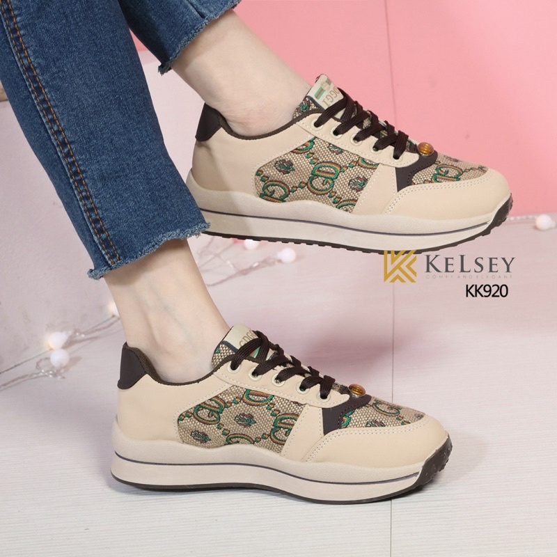 (GRATIS ALAS KAKI) Nicole Sepatu Sneakers Wanita Kelsey KK920