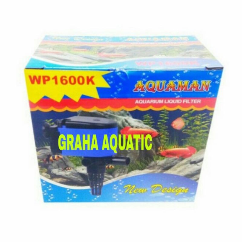 TERMURAH POMPA AQUARIUM WP 1600K AQUAMAN