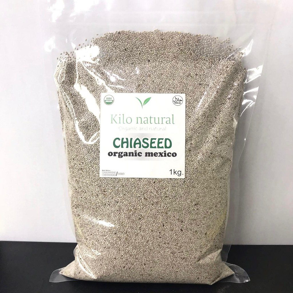 

ORGANIC WHITE ( putih ) CHIA SEED MEXICO 1KG / CHIASEED PUTIH 1KG