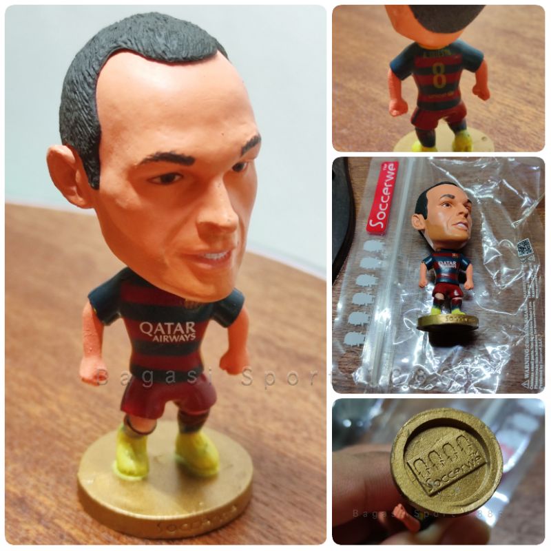 Jual Mini Figure Kodoto Miniatur Pemain Bola Andres Iniesta Home Klub Barcelona 2015 2016 Cules 2015