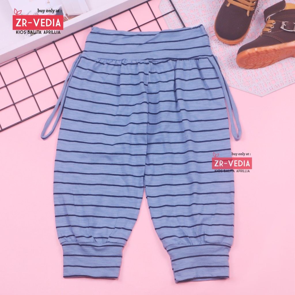 Aladin Salur uk 5-6 Tahun / Celana Anak Perempuan Panjang Murah Bahan Kaos Harian Stripe Adem