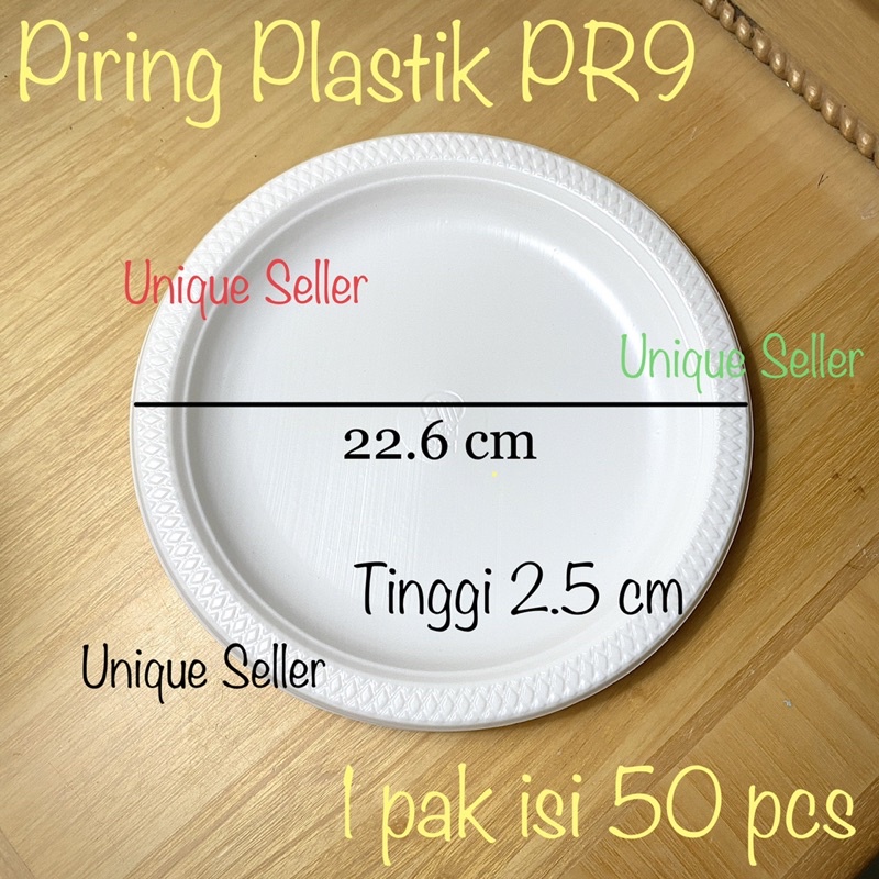 Piring Plastik Besar 22 cm PR9 isi 50 pcs / Piring Plastik Makan Putih 22cm PR 9 isi 50 pcs / Piring Makan Plastik Putih Susu PR9 / Piring Makan Plastik Putih susu PR 9 / Piring Plastik 22 cm Putih / Piring Plastik 22 cm Putih Susu