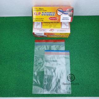Plastik Klip Besar Kecil Double Zip ukuran 1 2 dan 1kg Plastik Klip Besar Kecil Double Zip ukuran 1 2 dan 1kg