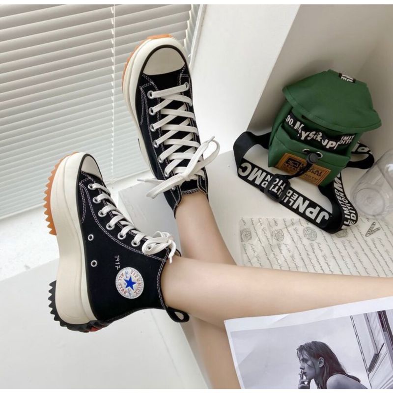 sepatu import wedge ver nevada/sepatu wedges converse/sepatu korea style import