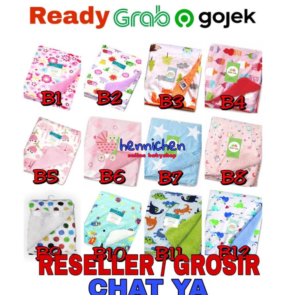 PILIH MOTIF SELIMUT DOUBLE FLEECE SNI / SELIMUT BAYI DOUBLE FLEECE SELIMUT ANAK