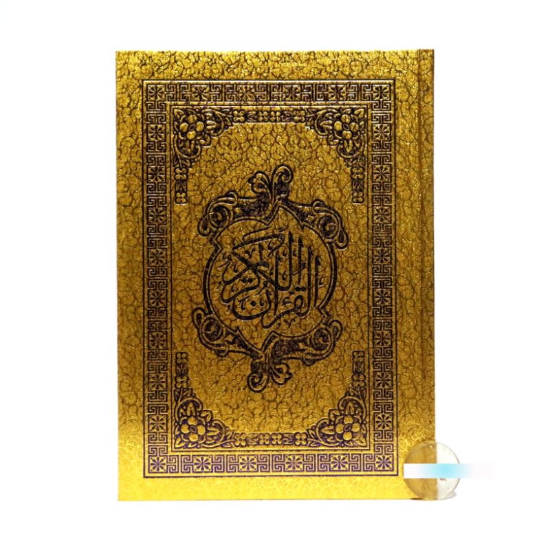 A4 Al Quran Murah Ukuran A4 - Quran Cover Emas Perak