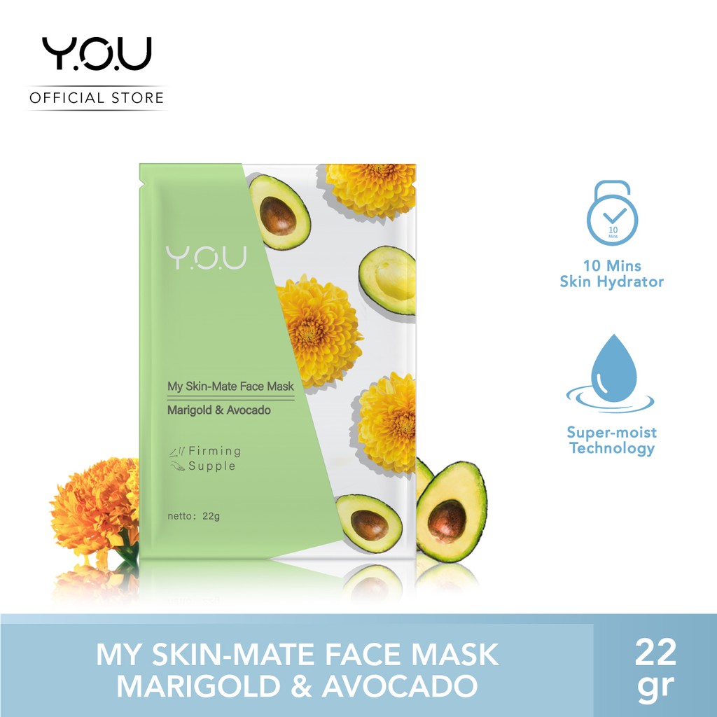 YOU My Skin Matte Face Mask [Melembabkan dan menutrisi Wajah] TBS-BEST SELLER 2022