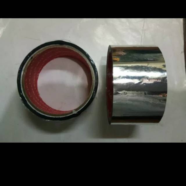 Isolasi/Lakban warna silver merk Polos