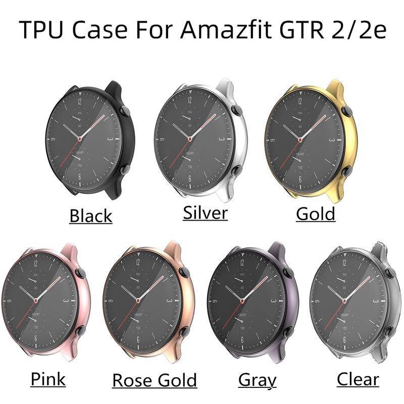 Soft Case Pelindung Layar Bahan Tpu Untuk Huami Amazfit Gtr 2 2e 3 Pro Smartwatch Gtr2 Gtr2E Gtr3 Pro