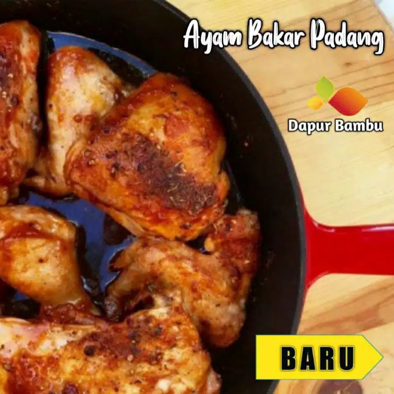 

Ayam Panggang Bumbu Padang 1 Ekor / Ayam Ungkep / Dapur Bambu Frozen Food