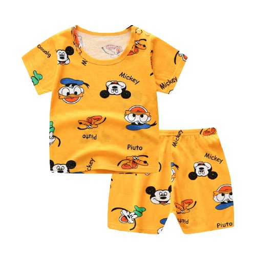 YBSS SETELAN ANAK IMPORT 1-3 TAHUN HIGH QUALITY/ SETELAN ANAK MURAH / SETELAN BAYI SURABAYA  - 7009-Mickey Duck