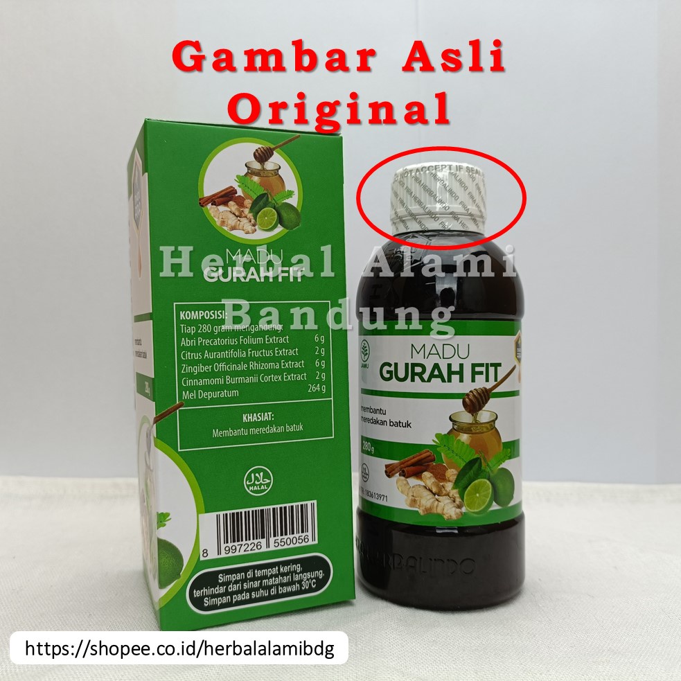 

NG Madu GURAH FIT Mengatasi Bronkitis Sinusitis Radang Tenggorokan Batuk Menahun dan Asma