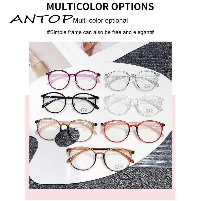 COD Kacamata Korea Wanita Kacamata Anti Radiasi Anti Blue Light Untuk Fashion retro flat Eyeglasses ANTOP