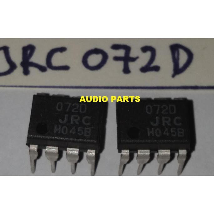 Jrc072 Jrc072D Dip 8 Dual Low-Noise Jfet-Input Op Amp Ic Audiopa83