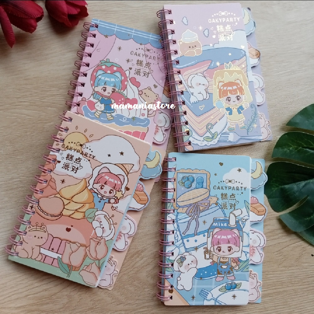 

Memo Ring Bunny Milk Diary Note Book Cute Memo Ring Bunny Milk