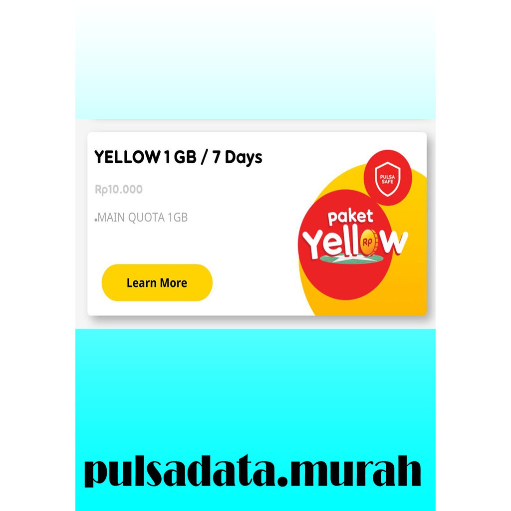 Indosat Data Yellow 1Gb Promo Murah 7hari 15hari