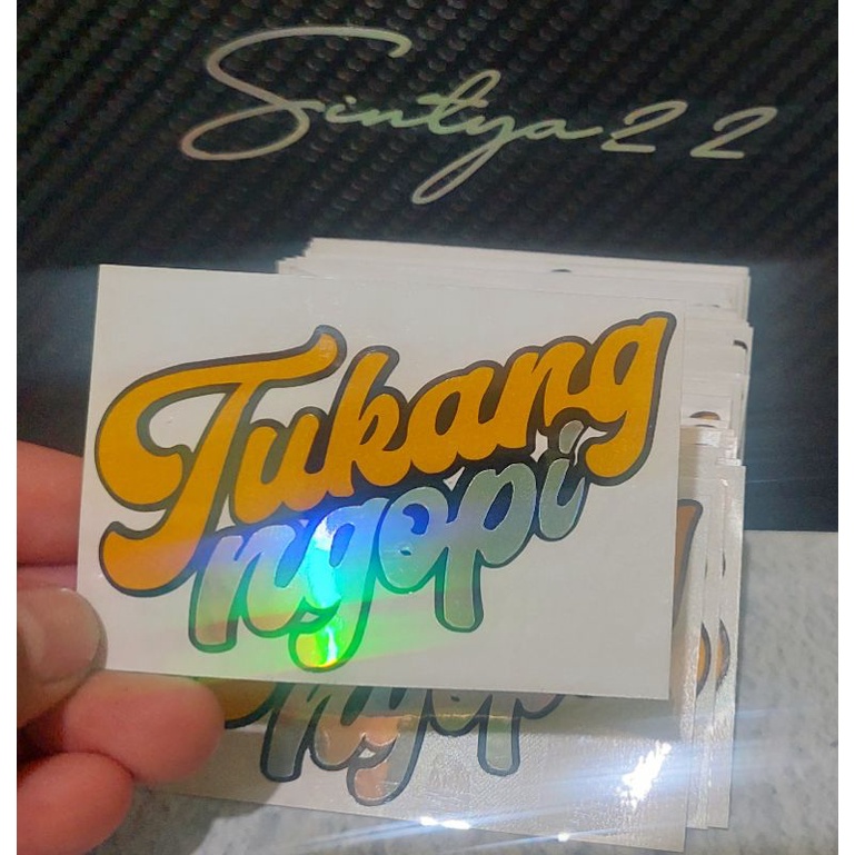 

Sticker tukang ngopi sticker cutting