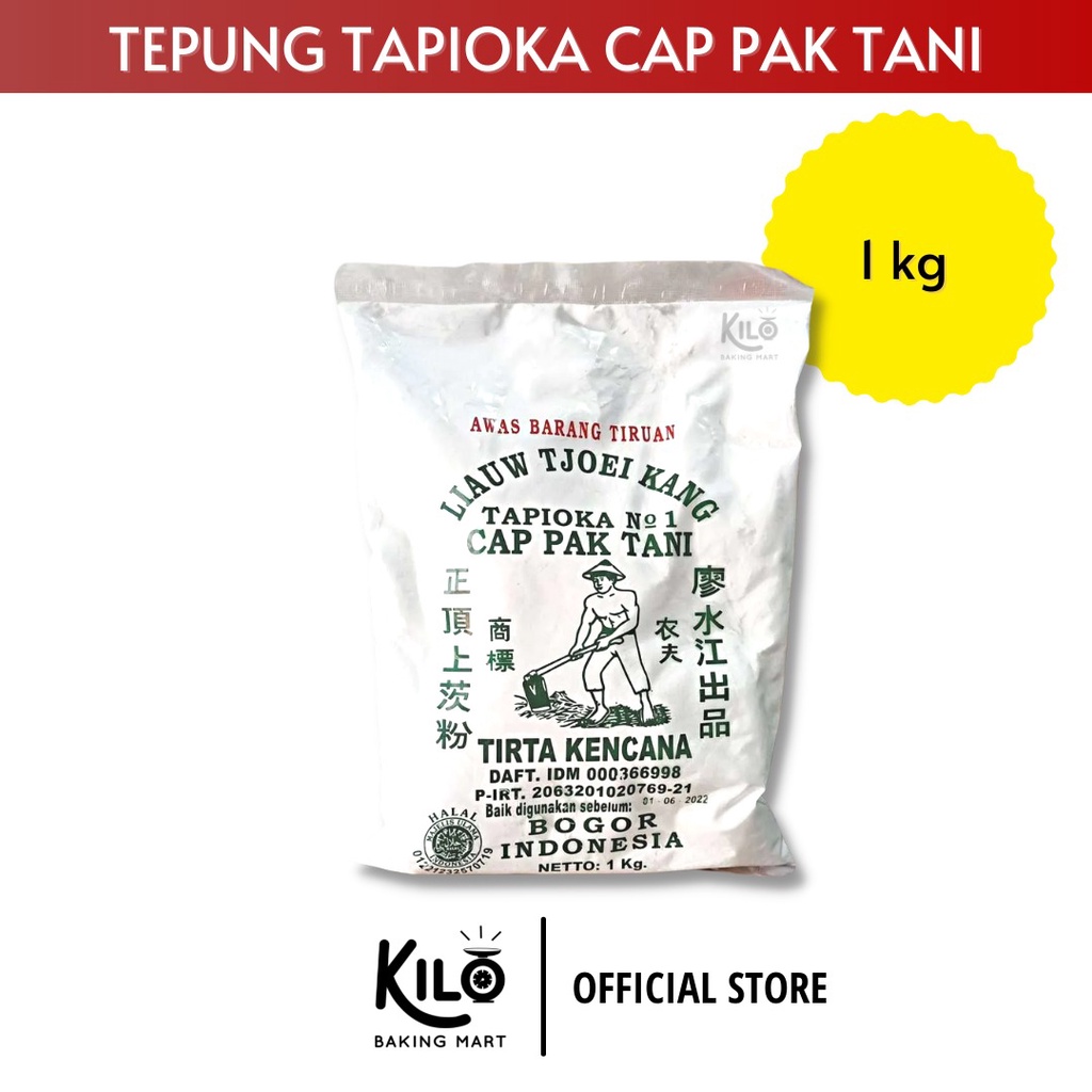 Tepung Tapioka Cap Pak Tani 1 kg