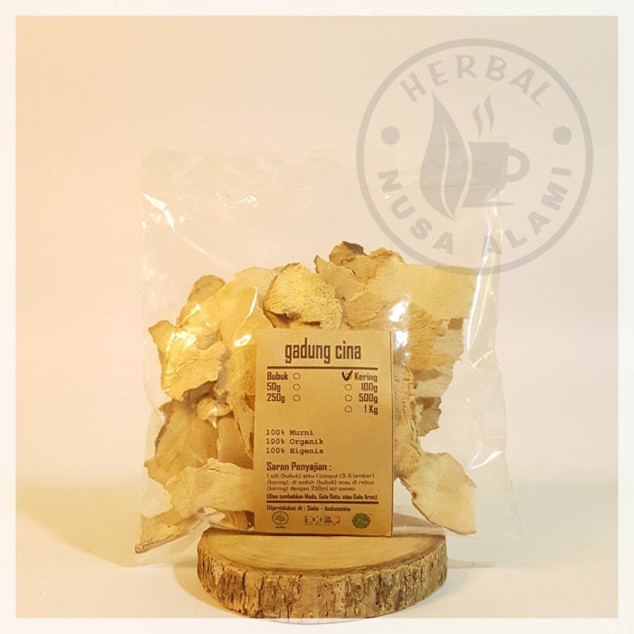 

GADUNG CINA KERING | PREMIUM | Dioscorea Hispida 100g
