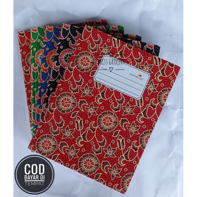 Buku Kwarto Qwarto Hardcover Batik 50 lembar 100 lembar