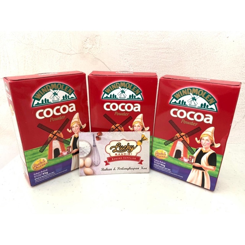 

Windmolen Cocoa Powder 40gr/Windmolen Cokelat Bubuk 40gr