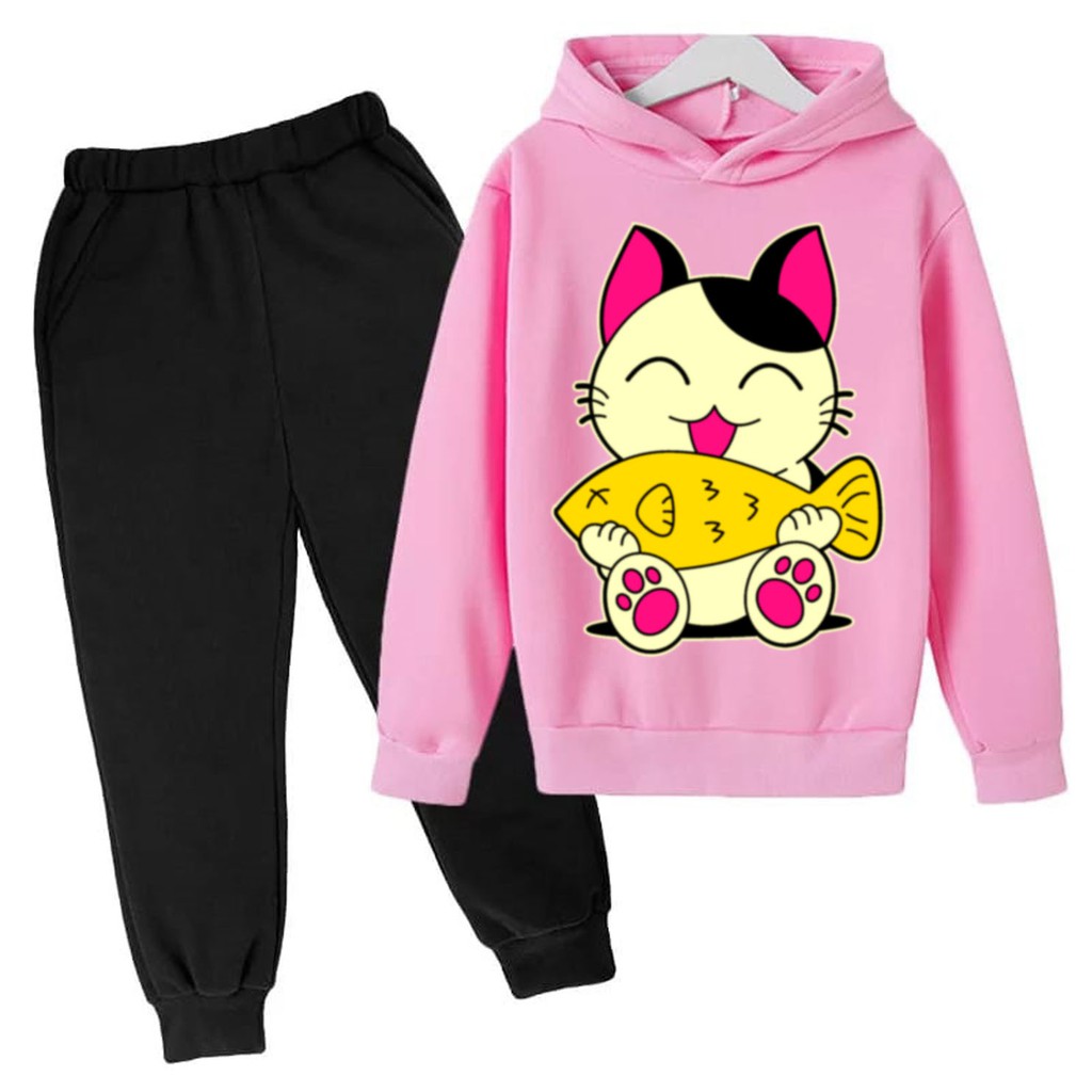 Bess - Setelan Set Jogger Wanita / Setelan Set Hoodie CAT&amp;FISH